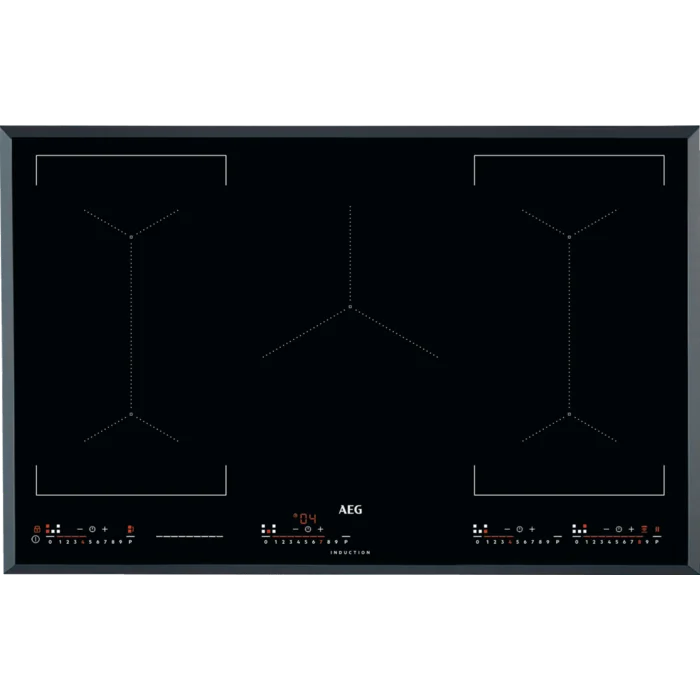 AEG IKE85651FB 80cm Induction Hob Black Glass