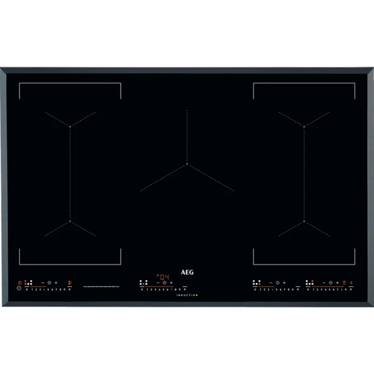 AEG IKE85651FB 80cm Induction Hob Black Glass