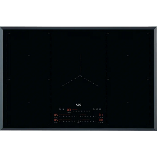 AEG IKE85751FB 80cm Induction Hob Black Glass