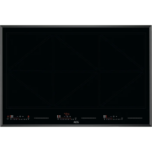 AEG IKK86681FB 80cm Induction Hob Black Glass