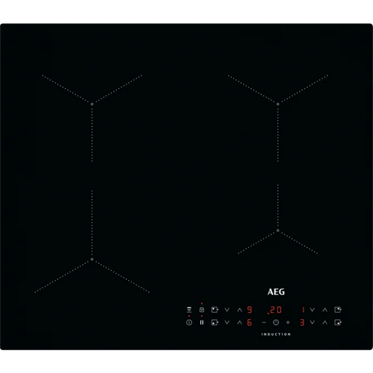 AEG ILB64334CB 60cm Induction Hob Black Glass