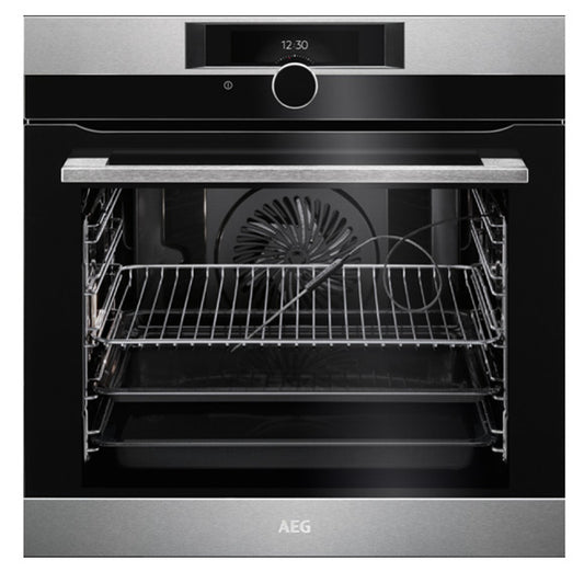 AEG BPK948330M SenseCook Single Oven Stainless Steel