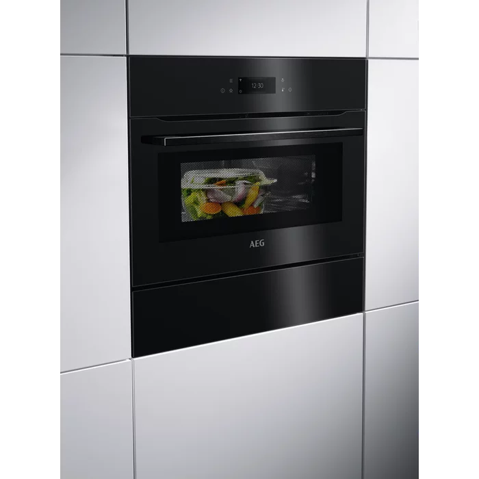 AEG KMK768080B Combination Oven Black Gloss