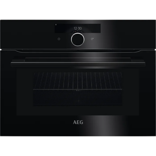 AEG KMK968000B Combination Oven Black Gloss