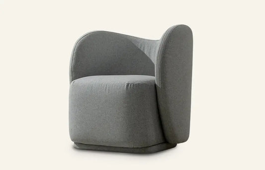 Araco Kensington Lounge Chair Grey Velvet