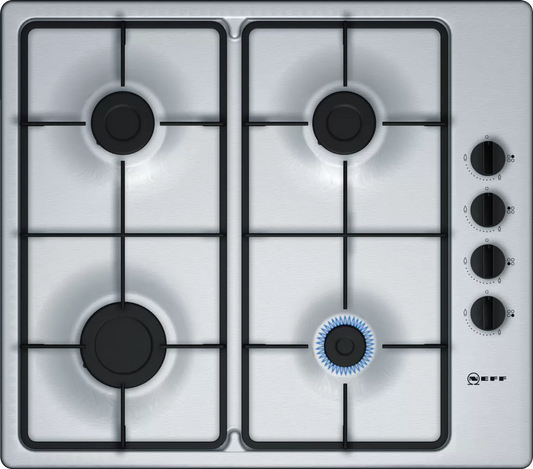 Neff T26BR46N0 N 30  60cm Gas Hob Stainless Steel-0