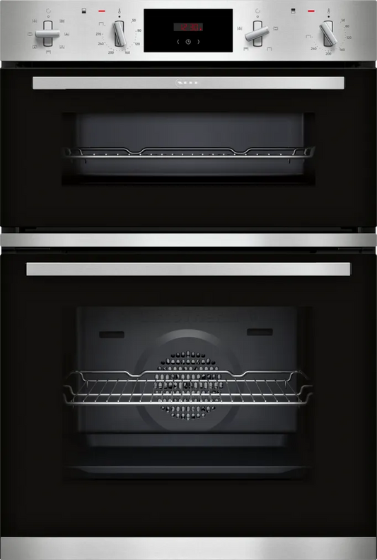 Neff U1GCC0AN0B N 30   Double Oven Stainless Steel-0