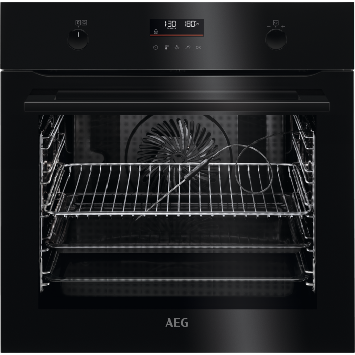 AEG BPK556260B SenseCook Single Oven Black