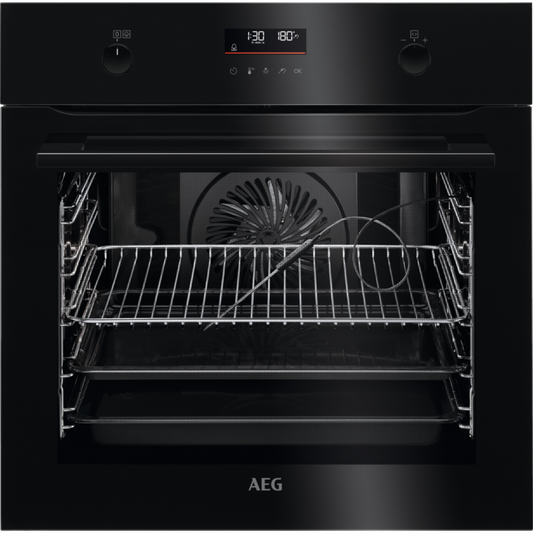 AEG BPK556260B SenseCook Single Oven Black