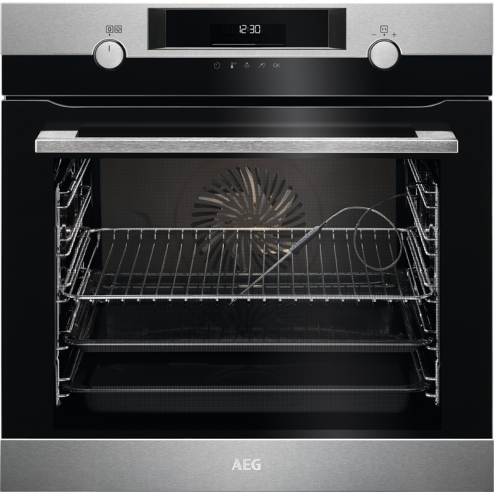 AEG BCK55636XM SteamBake Single Oven Stainless Steel