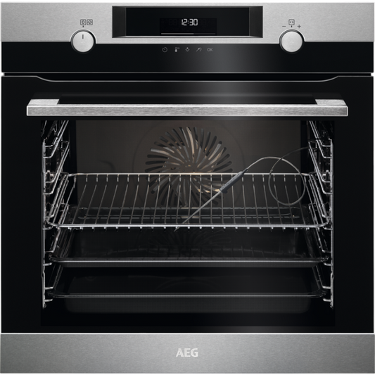 AEG BCK55636XM SteamBake Single Oven Stainless Steel