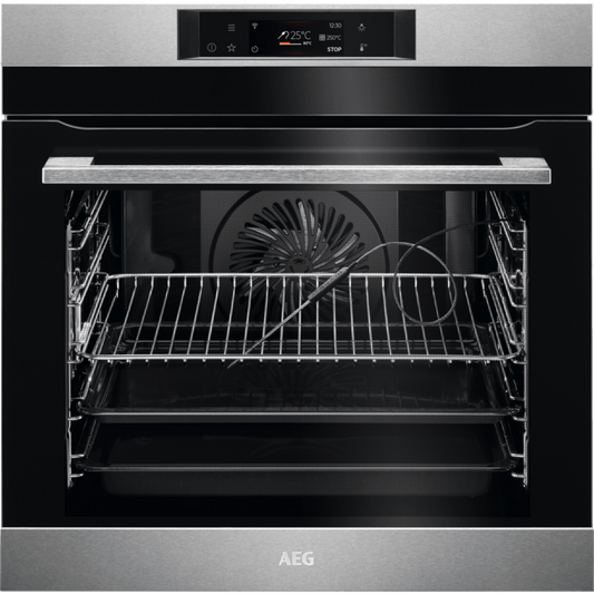 AEG BPK748380M SenseCook Single Oven Stainless Steel - Araco Interiors