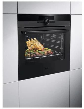 AEG BPK948330T SenseCook Single Oven Matt Black - Araco Interiors