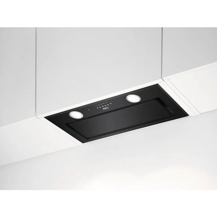 AEG DGE5661HB 54cm Canopy Hood Matt Black - Araco Interiors