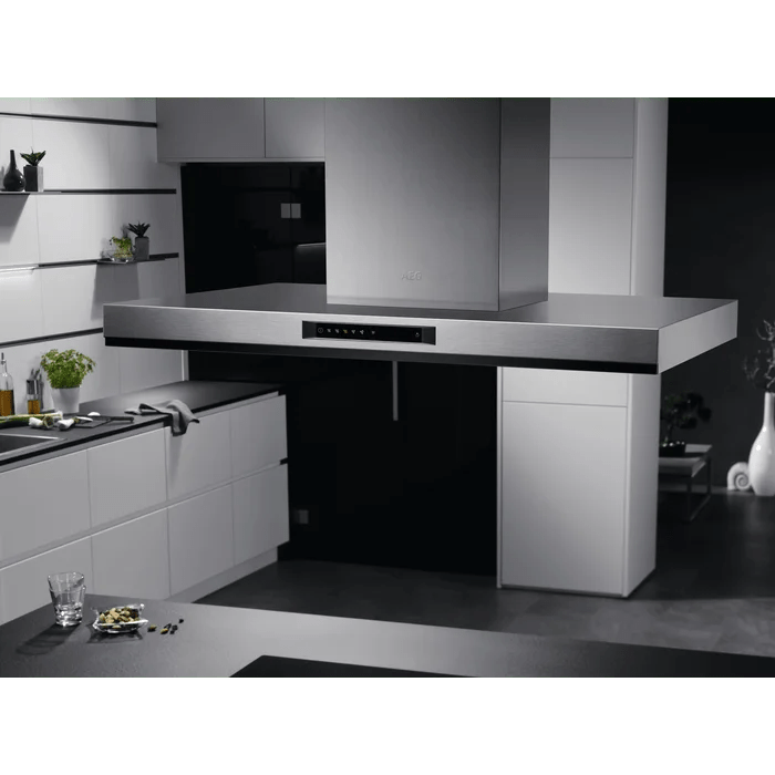 AEG DIK6180HG 100cm Island Hood Stainless Steel - Araco Interiors