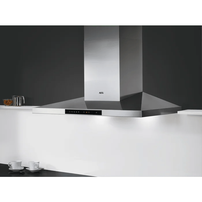 AEG DKB5660HM 60cm Chimney Hood Stainless Steel - Araco Interiors