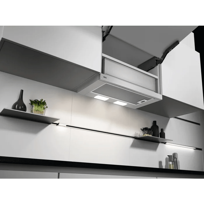 AEG DPB3632S 60cm Telescopic Hood Silver - Araco Interiors