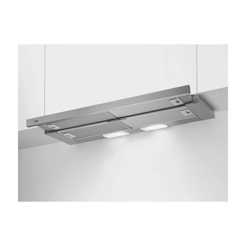 AEG DPB3932S 70cm Telescopic Hood Silver - Araco Interiors