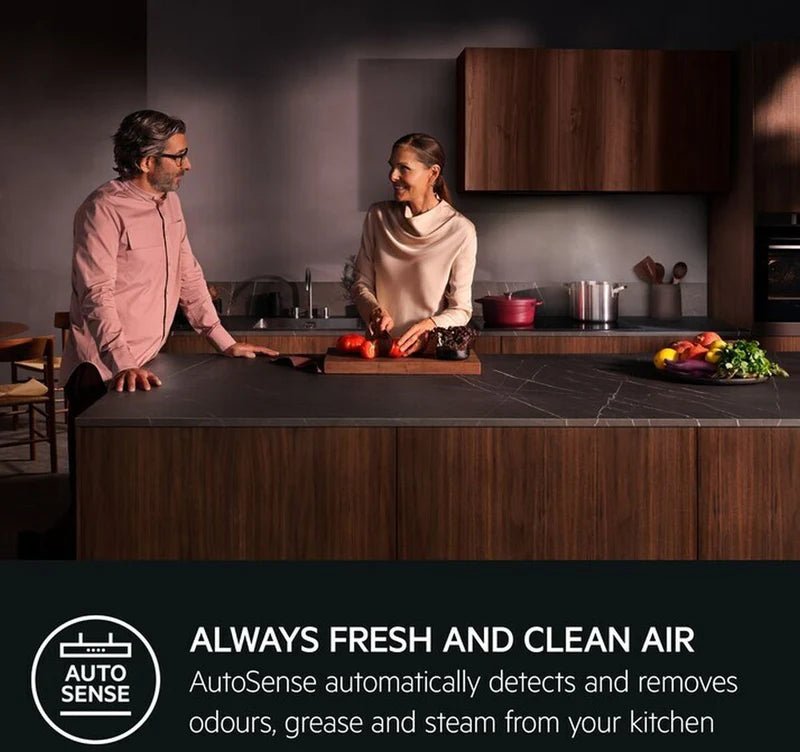 AEG GDG961AB 105cm Canopy Hood Black Glass - Araco Interiors