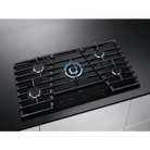 AEG HVB95450IB 90cm Gas Hob Black Glass - Araco Interiors
