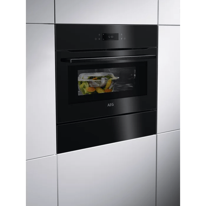 AEG KMK768080B Combination Oven Black Gloss - Araco Interiors
