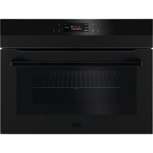 AEG KMK768080T Combination Oven Matt Black - Araco Interiors