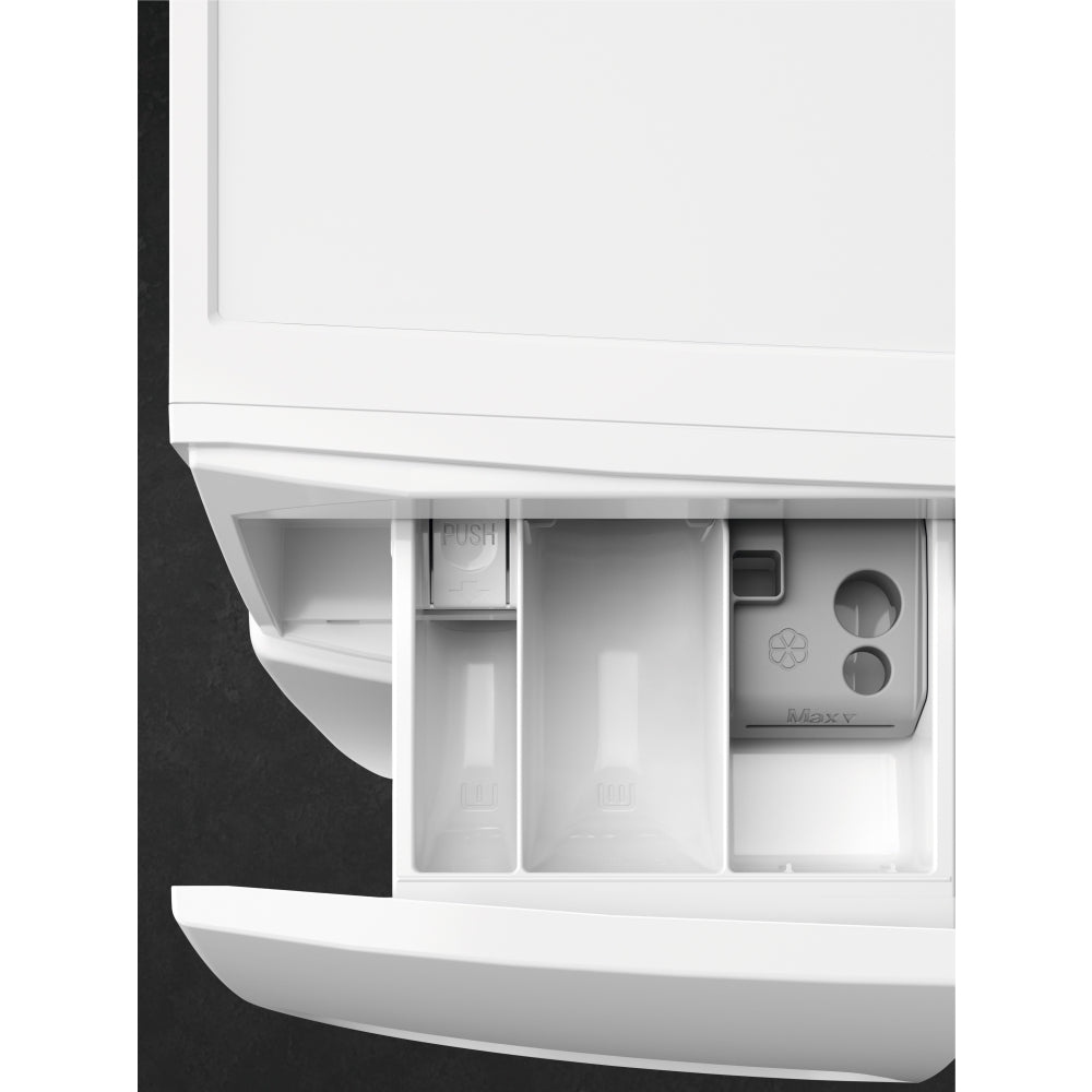 AEG LWR7185M4B 8kg/5kg Freestanding Washer Dryer White - Araco Interiors