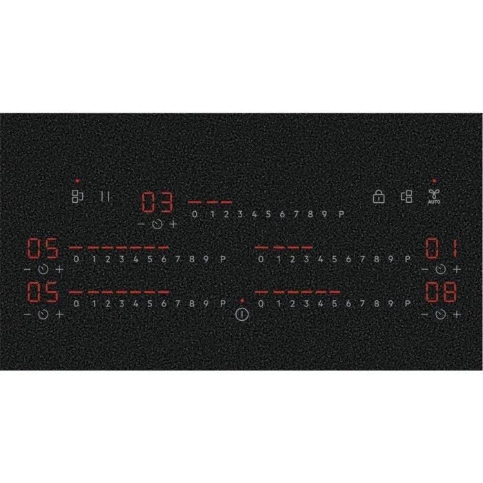 AEG NIK85M00AZ 80cm Induction Hob Matt Black - Araco Interiors