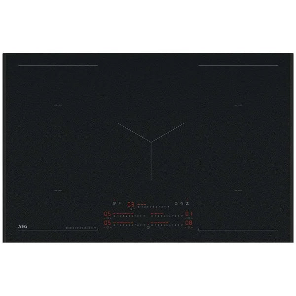 AEG NIK85M00AZ 80cm Induction Hob Matt Black - Araco Interiors