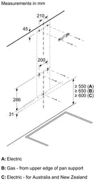 Bosch DWB66DM50B Series 4 60cm Box Hood Brushed steel - Araco Interiors
