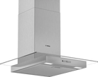 Bosch DWG64BC50B Series 2 60cm Straight Glass Hood Brushed steel - Araco Interiors