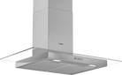 Bosch DWG94BC50B Series 2 90cm Straight Glass Hood Brushed steel - Araco Interiors