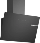 Bosch DWK65DK60B Series 2 60cm Angled Glass Hood Black glass - Araco Interiors