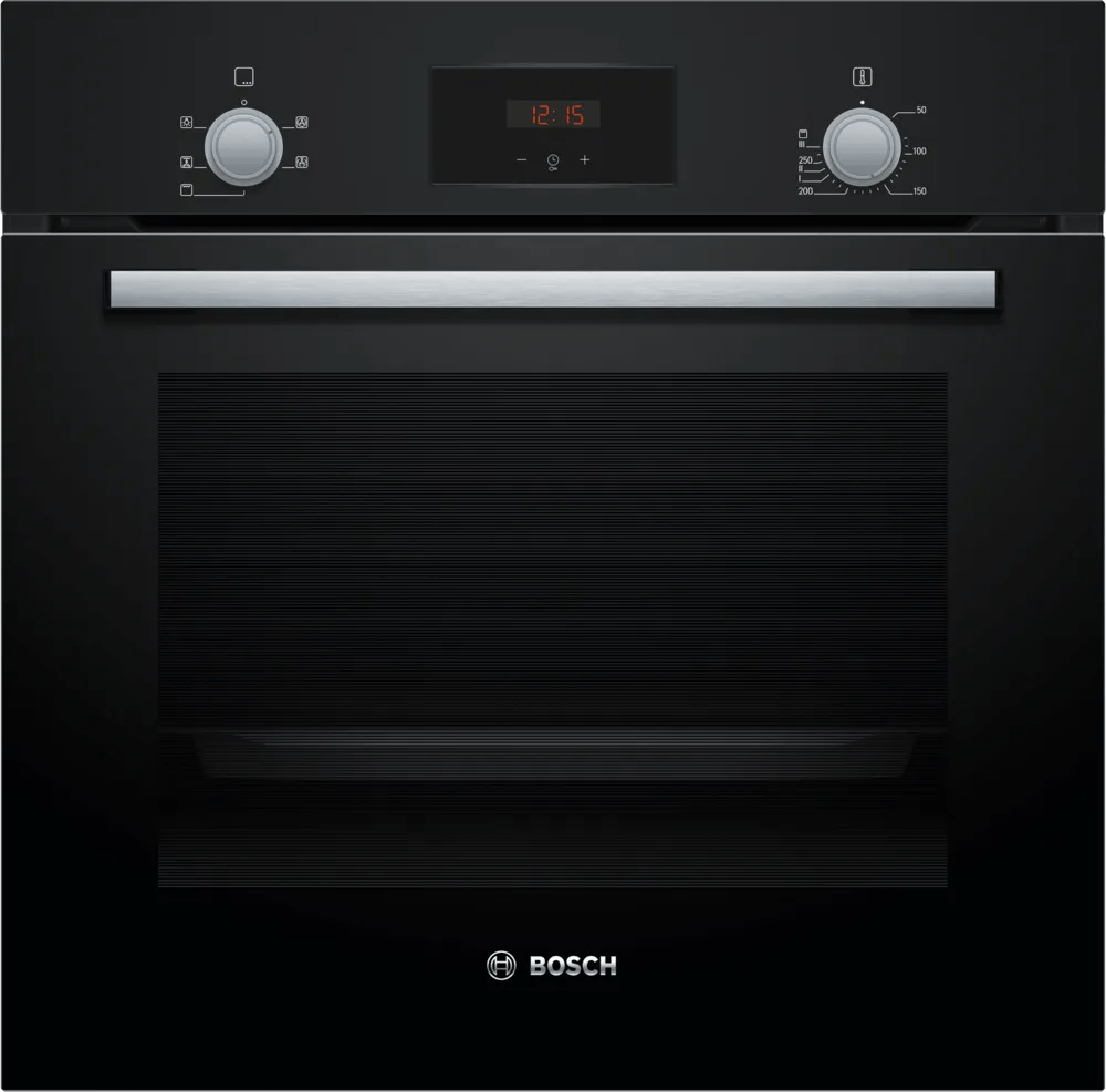 Bosch HHF113BA0B Series 2 Single Oven Black - Araco Interiors