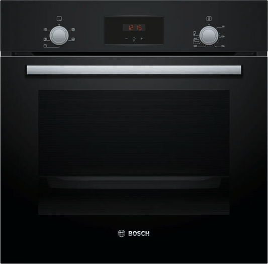 Bosch HHF113BA0B Series 2 Single Oven Black - Araco Interiors