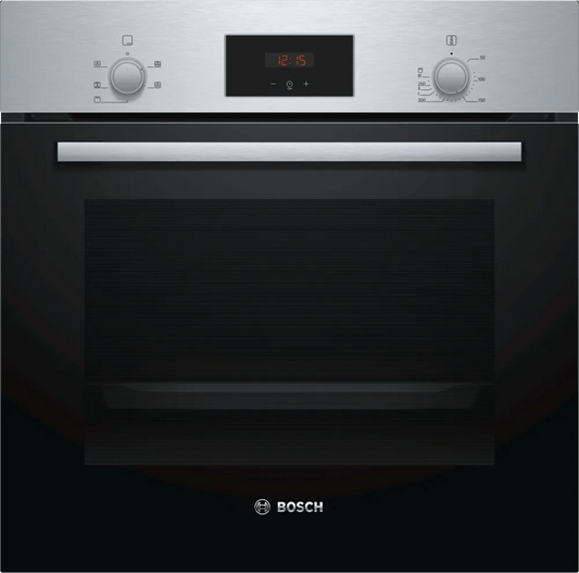 Bosch HHF113BR0B Series 2 Single Oven Brushed steel - Araco Interiors