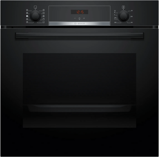 Bosch HQA534BB3B Series 4 Single Oven Black - Araco Interiors