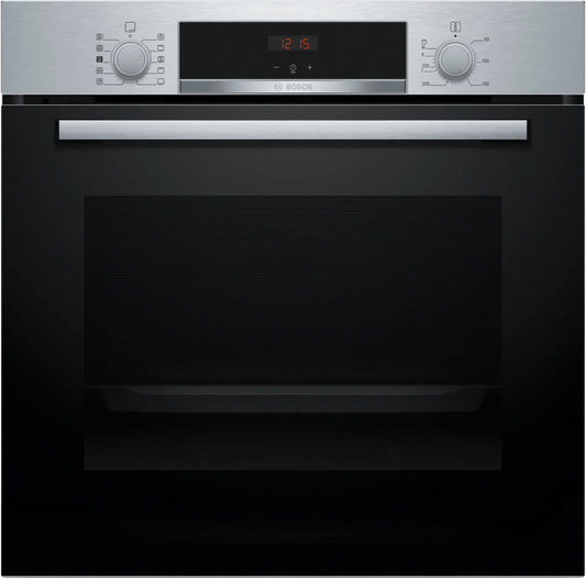 Bosch HQA534BS3B Series 4 Single Oven Brushed steel - Araco Interiors