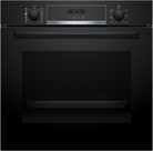 Bosch HQA574BB3B Series 4 Pyrolytic Single Oven Black - Araco Interiors