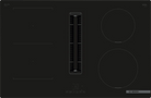 Bosch PVS811B16E Series 4 80cm Venting Hob Black glass - Araco Interiors