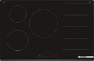 Bosch PXV831HC1E Series 6 80cm Flex Induction Hob Black glass - Araco Interiors