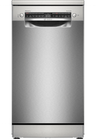 Bosch SPS4HMI49G Series 4 45cm Freestanding Dishwasher Silver Inox - Araco Interiors