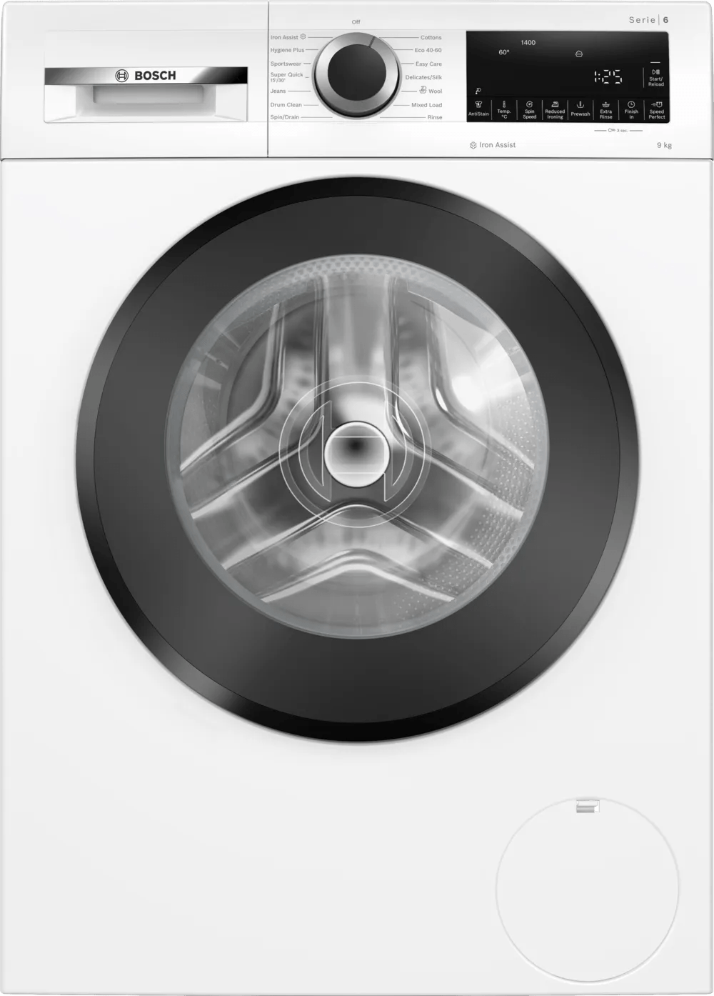 Bosch WGG24400GB Series 6 9kg 1400rpm Freestanding Washing Machine White - Araco Interiors