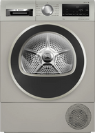 Bosch WQG245S9GB Series 6 Heat Pump 9kg Freestanding Tumble Dryer Silver Inox - Araco Interiors