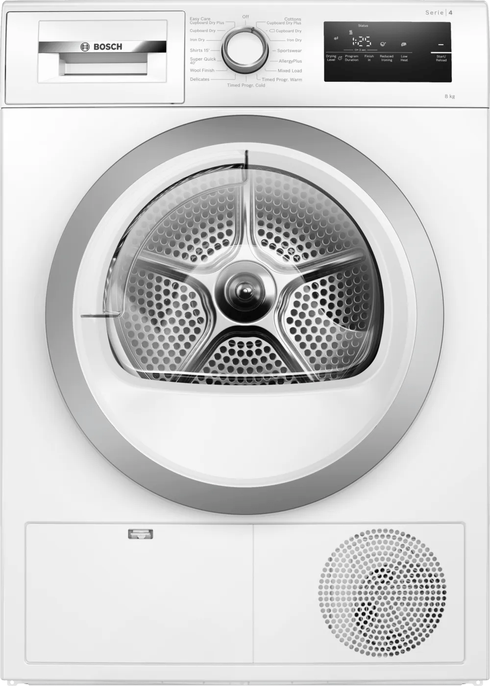 Bosch WTN83203GB Series 4 8kg Condenser Freestanding Tumble Dryer White - Araco Interiors