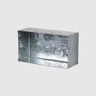 Buster + Punch 7590G Electricity Back Box Switch + Socket Steel - Araco Interiors