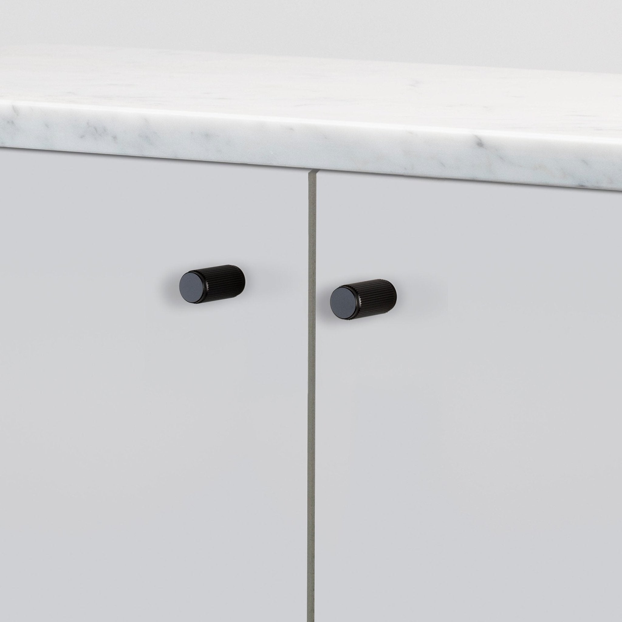 Buster + Punch GFK - 02318 Furniture Knob Set - Linear Furniture Knob Black - Araco Interiors