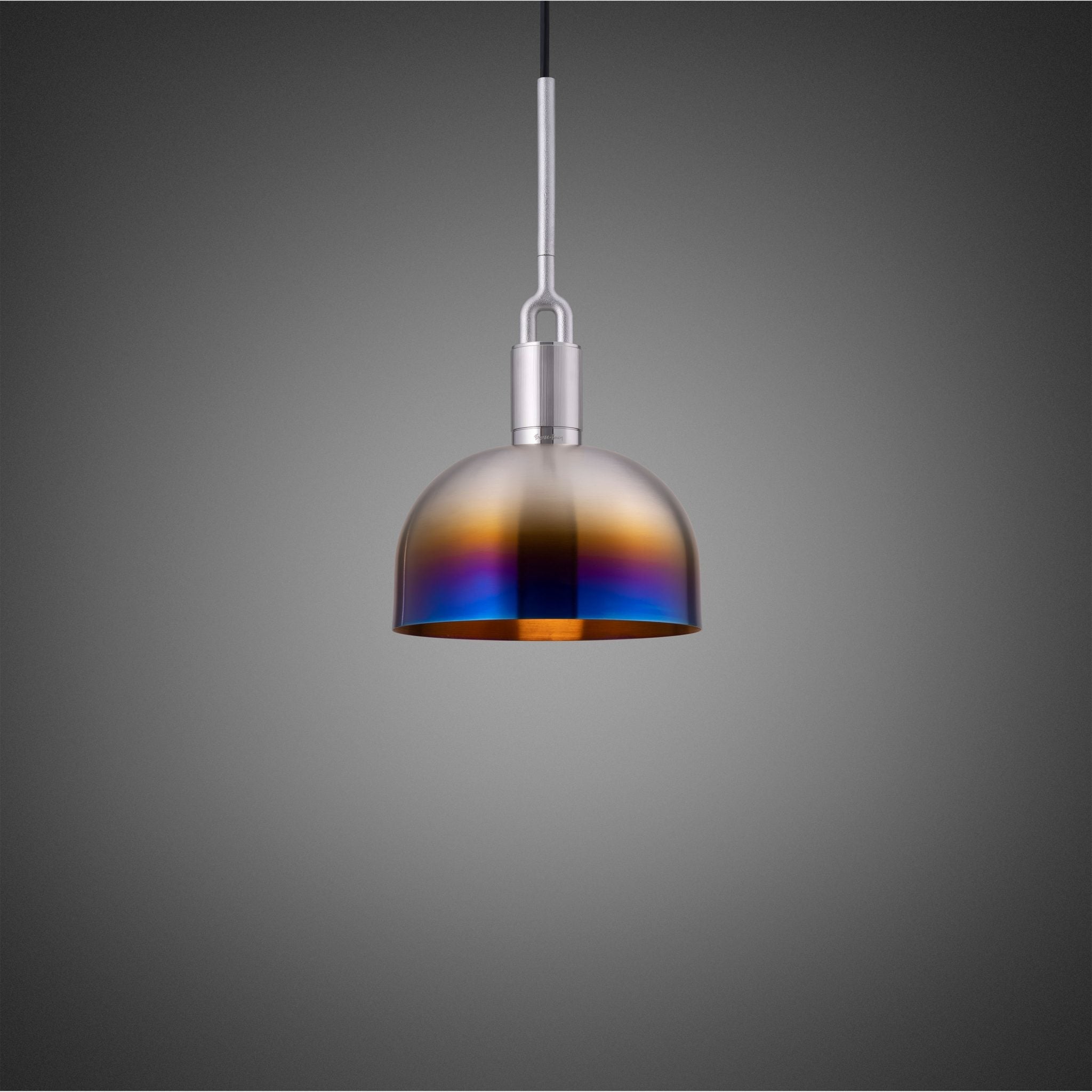 Buster + Punch GFP - 893125 Forked Pendant Medium Pendant Light Burnt Steel - Araco Interiors
