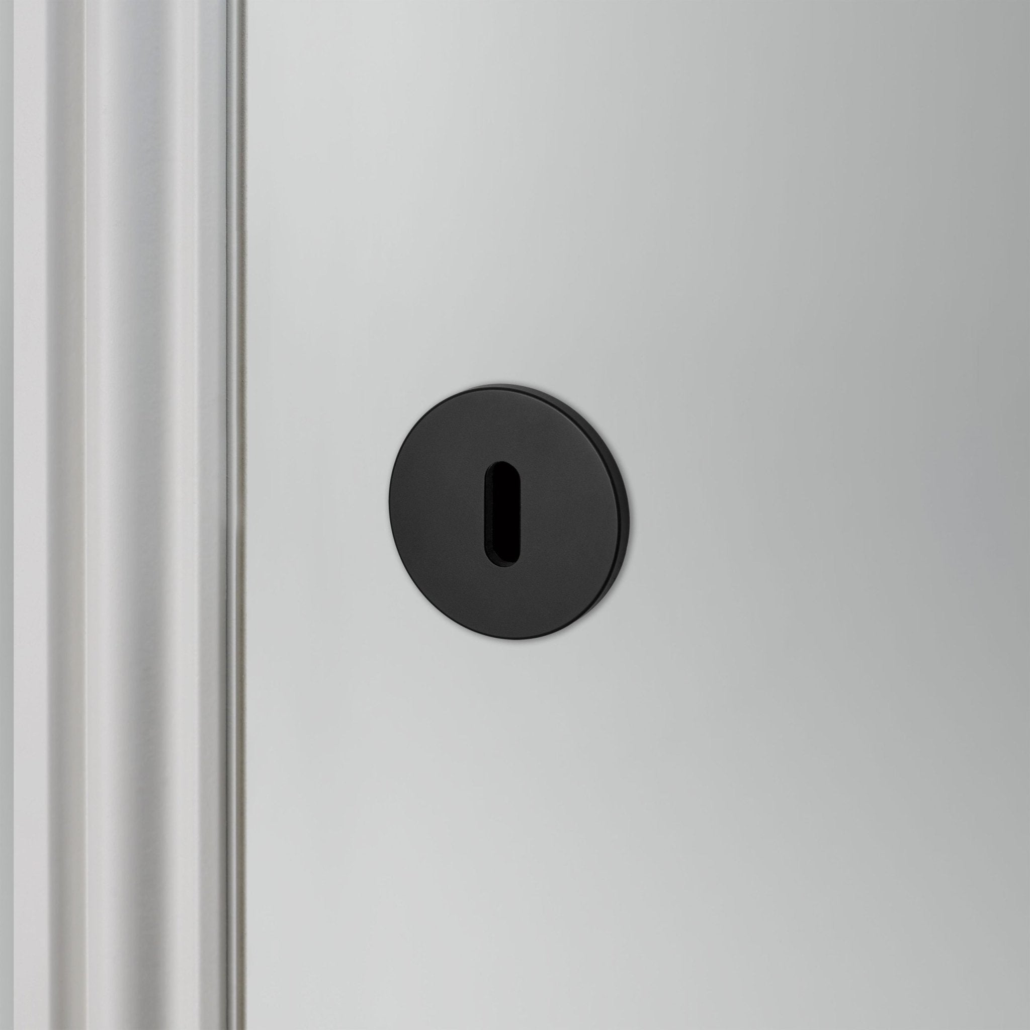 Buster + Punch RES - 591872 Indoor Key Escutcheon - 35mm Accessorie Welders Black - Araco Interiors