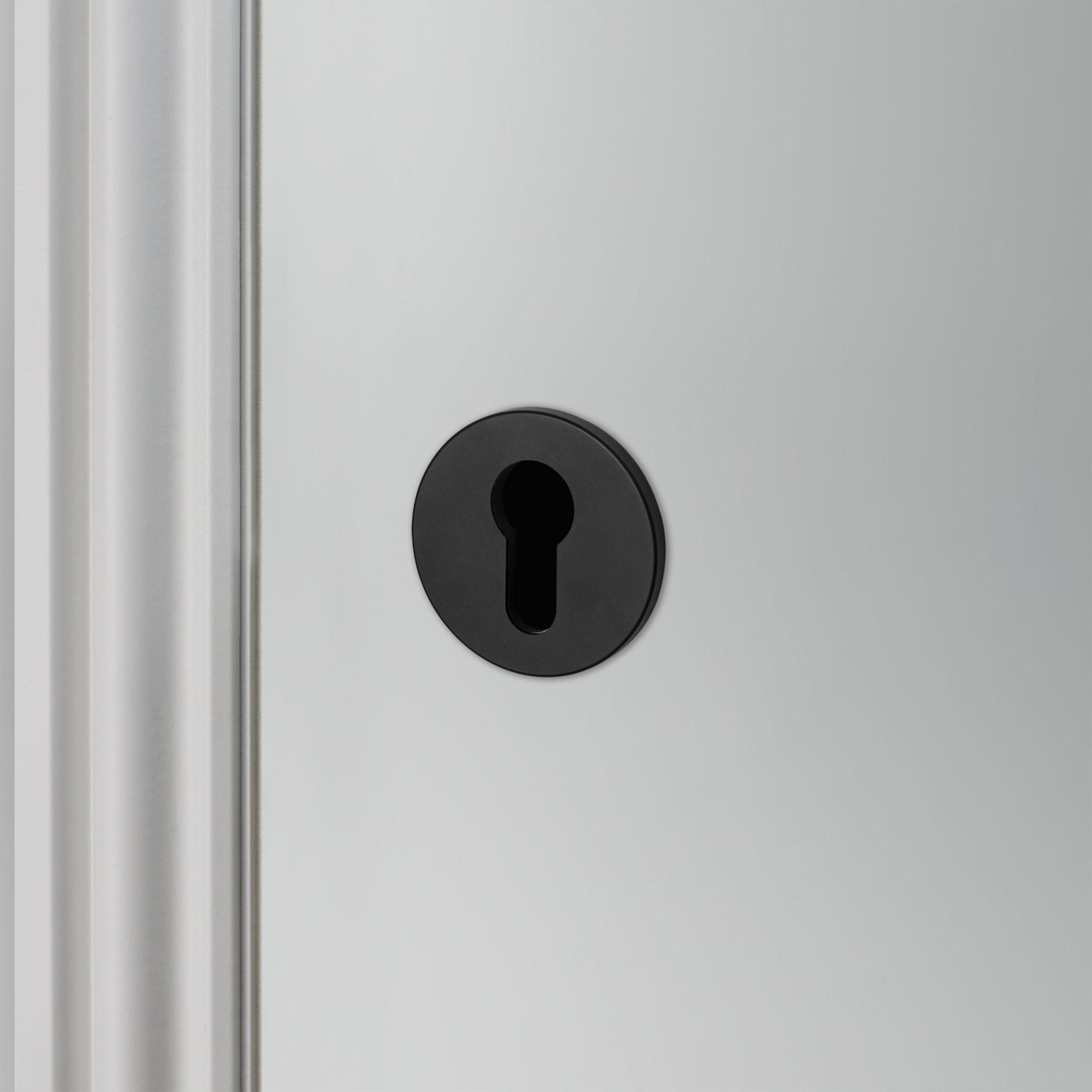 Buster + Punch RES - 591874 Euro Cylinder - Key Escutcheon - 35mm Accessorie Welders Black - Araco Interiors